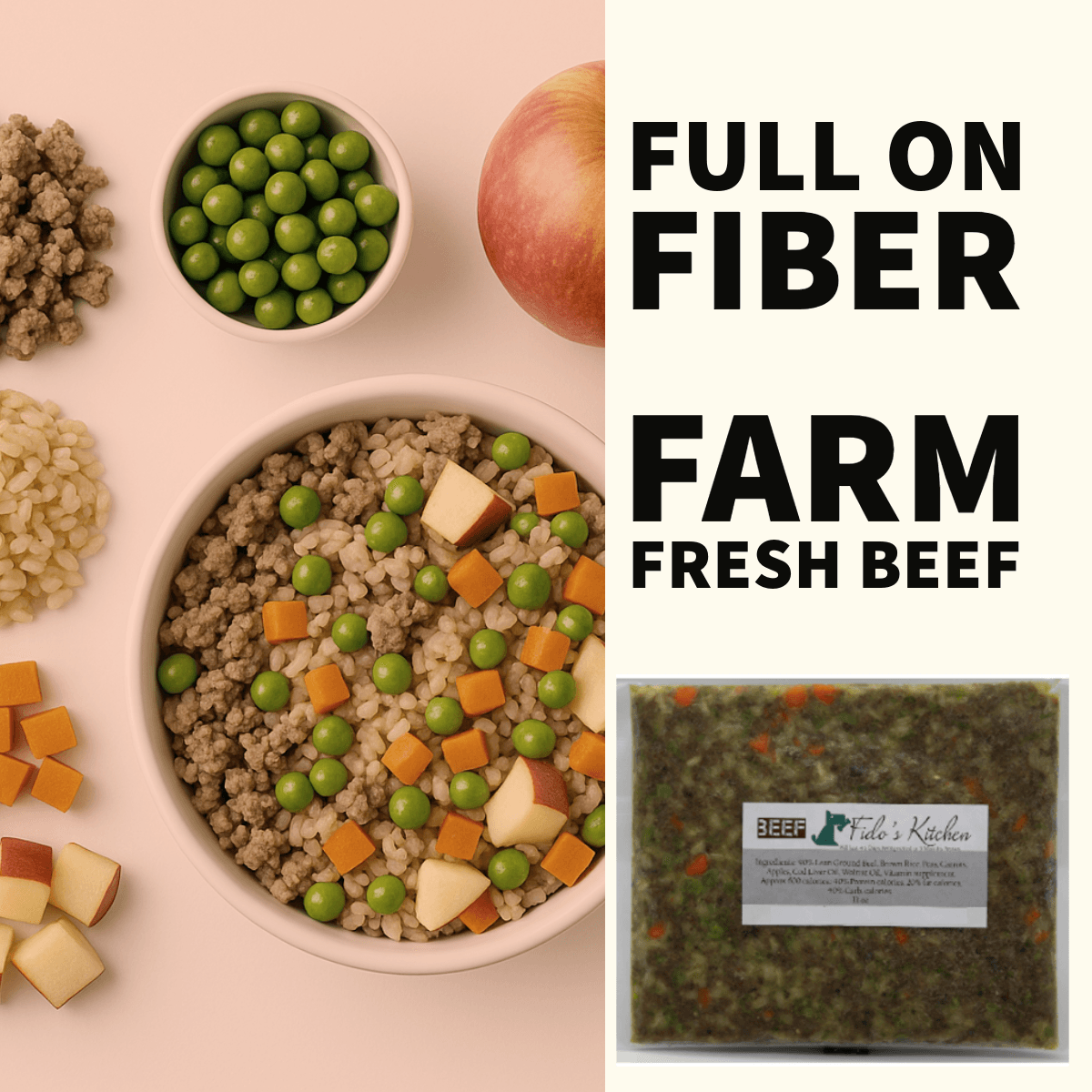 Power Beef – Gently Cooked Dog Meal