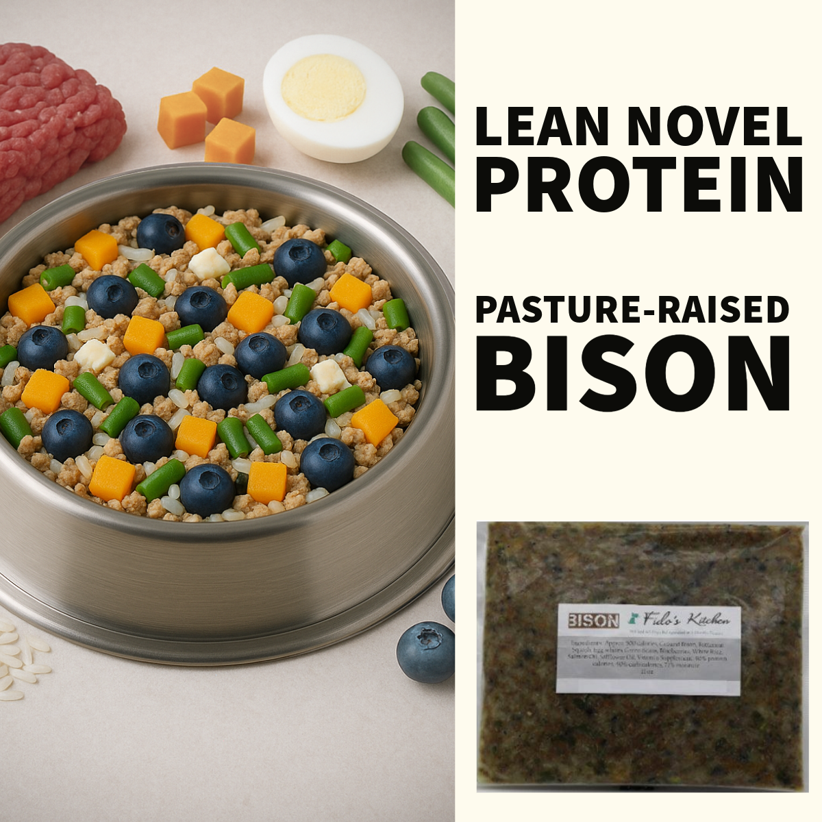 Bison Boost Dog Meal
