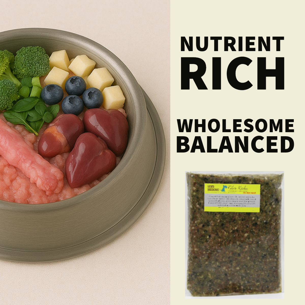 Chicken Supreme Raw Recipe – Dog Meal