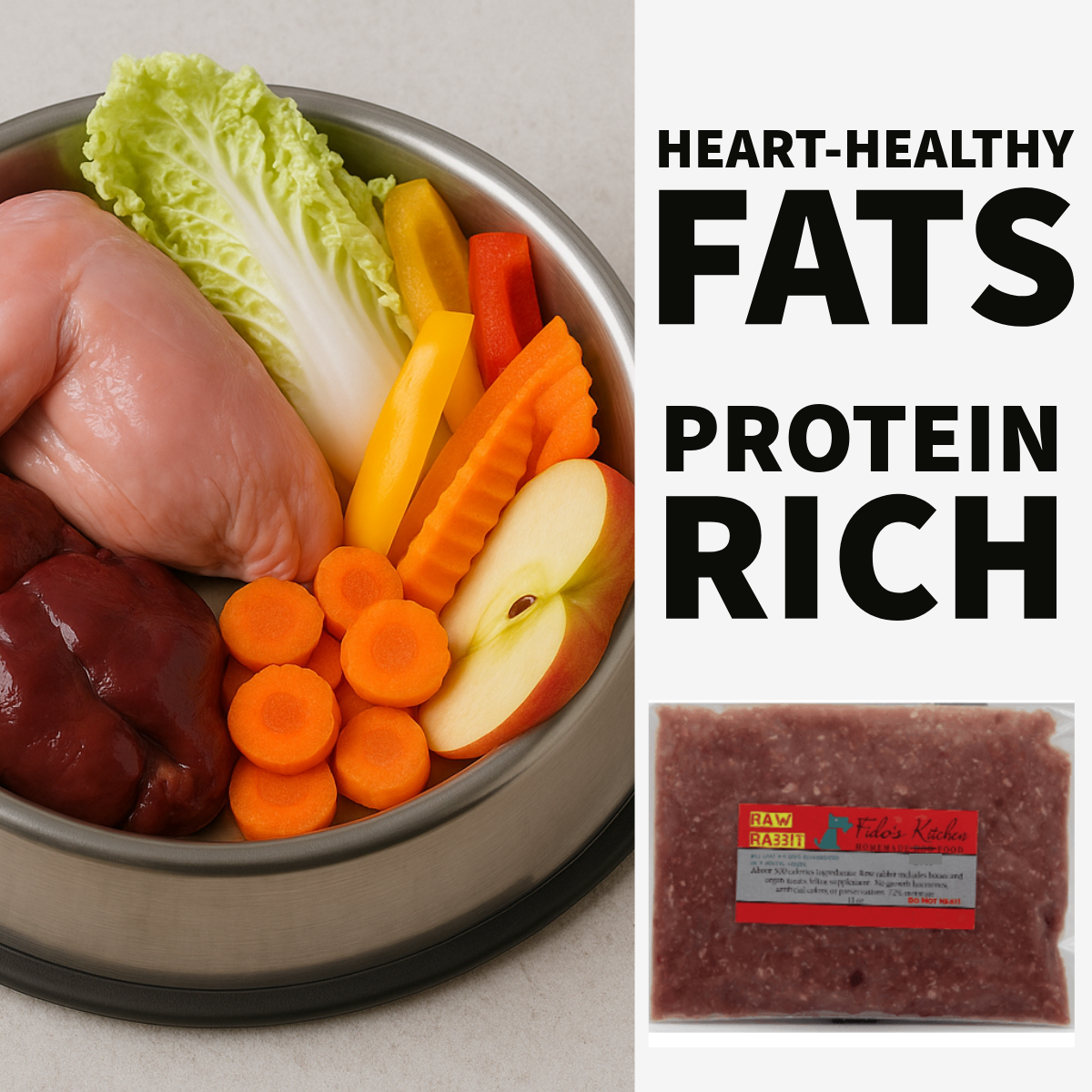 Rabbit Royale – Hypoallergenic Raw Dog Meal